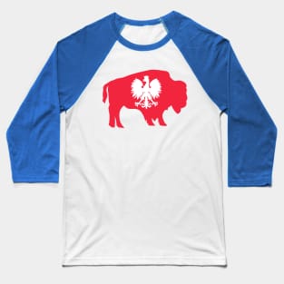 Polish Buffalo NY Polish American Buffalo Dyngus Day Baseball T-Shirt